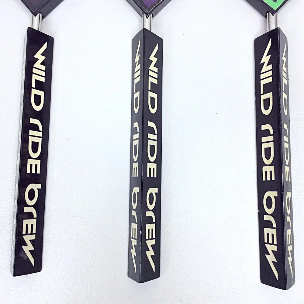 Wild Ride Brew Tap Handle‎ Lot of 3 Quencher Cold Chillin Sisters American Red